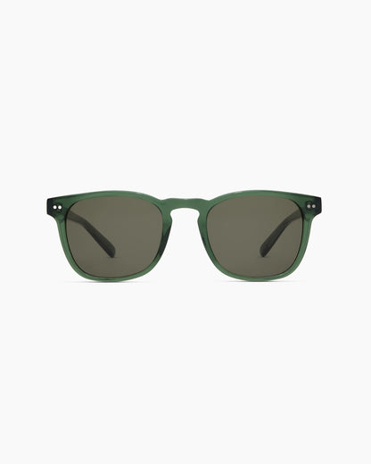 Boston Polarized Acetate Sunglasses - One Size / Honey with Green lens