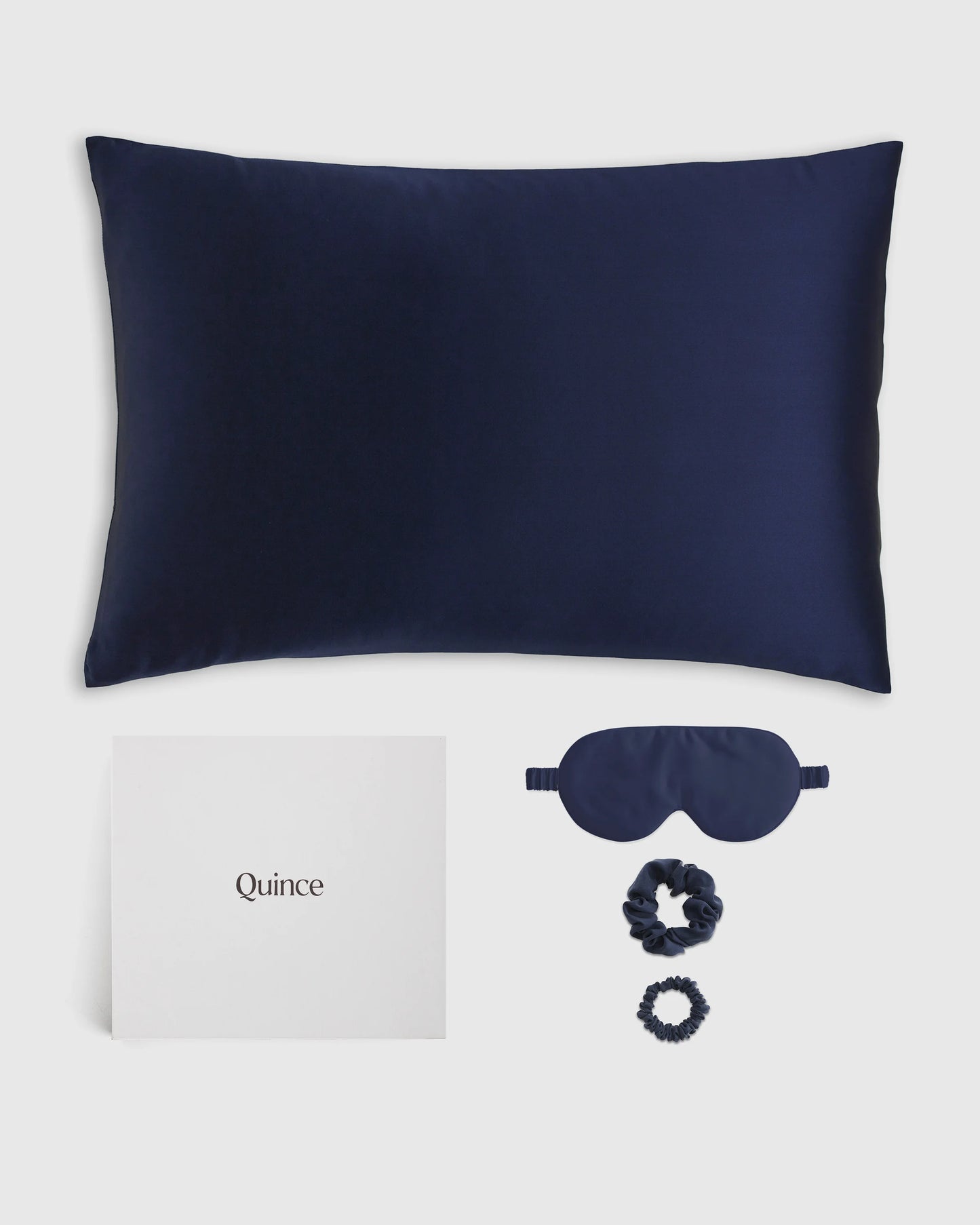 100% Washable Silk Beauty Sleep Set - One Size / Black