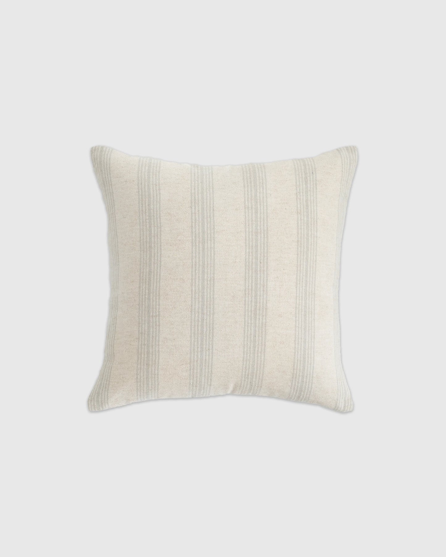Neutral Stripe Pillow Cover - 20x20 / Natural