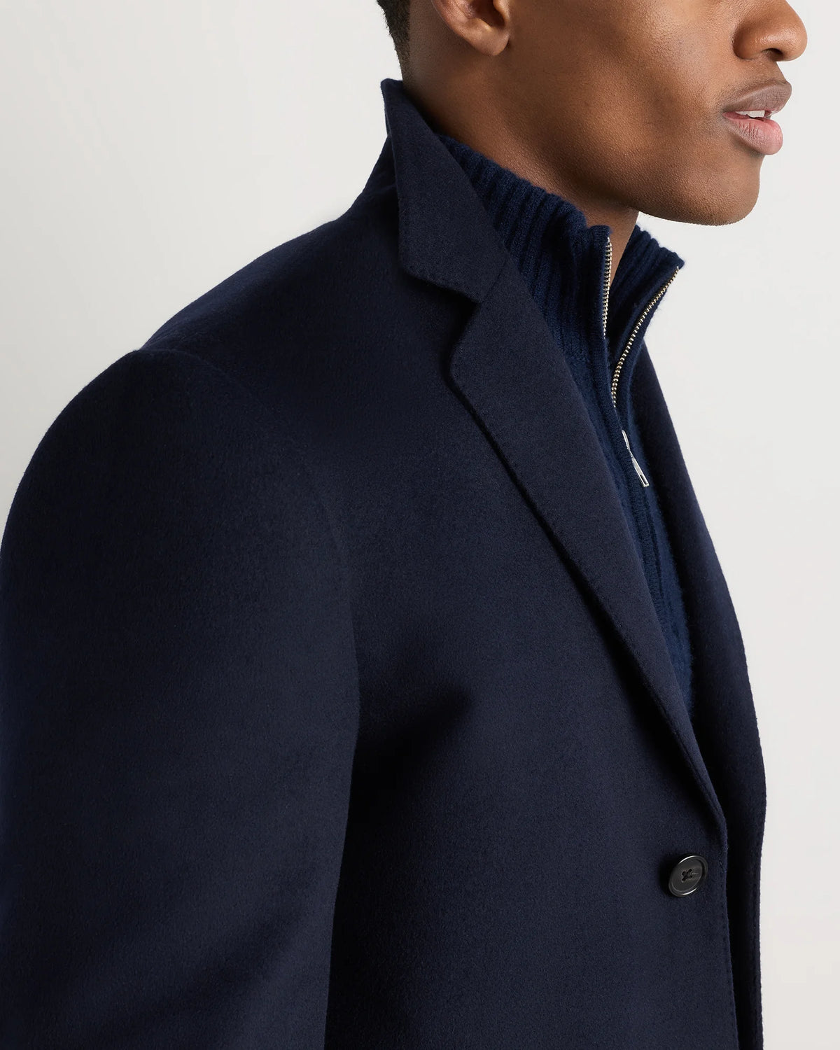 100% Mongolian Cashmere Car Coat - S / Camel