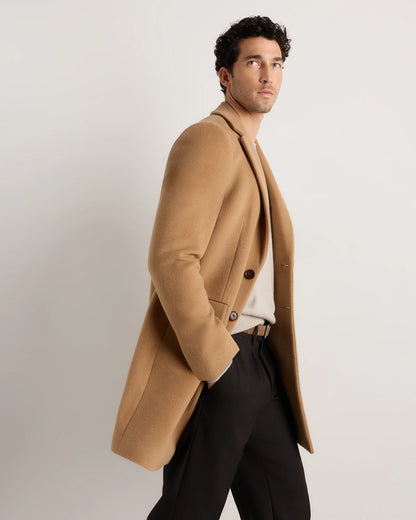 Wool Cashmere Overcoat - XS / Caramel