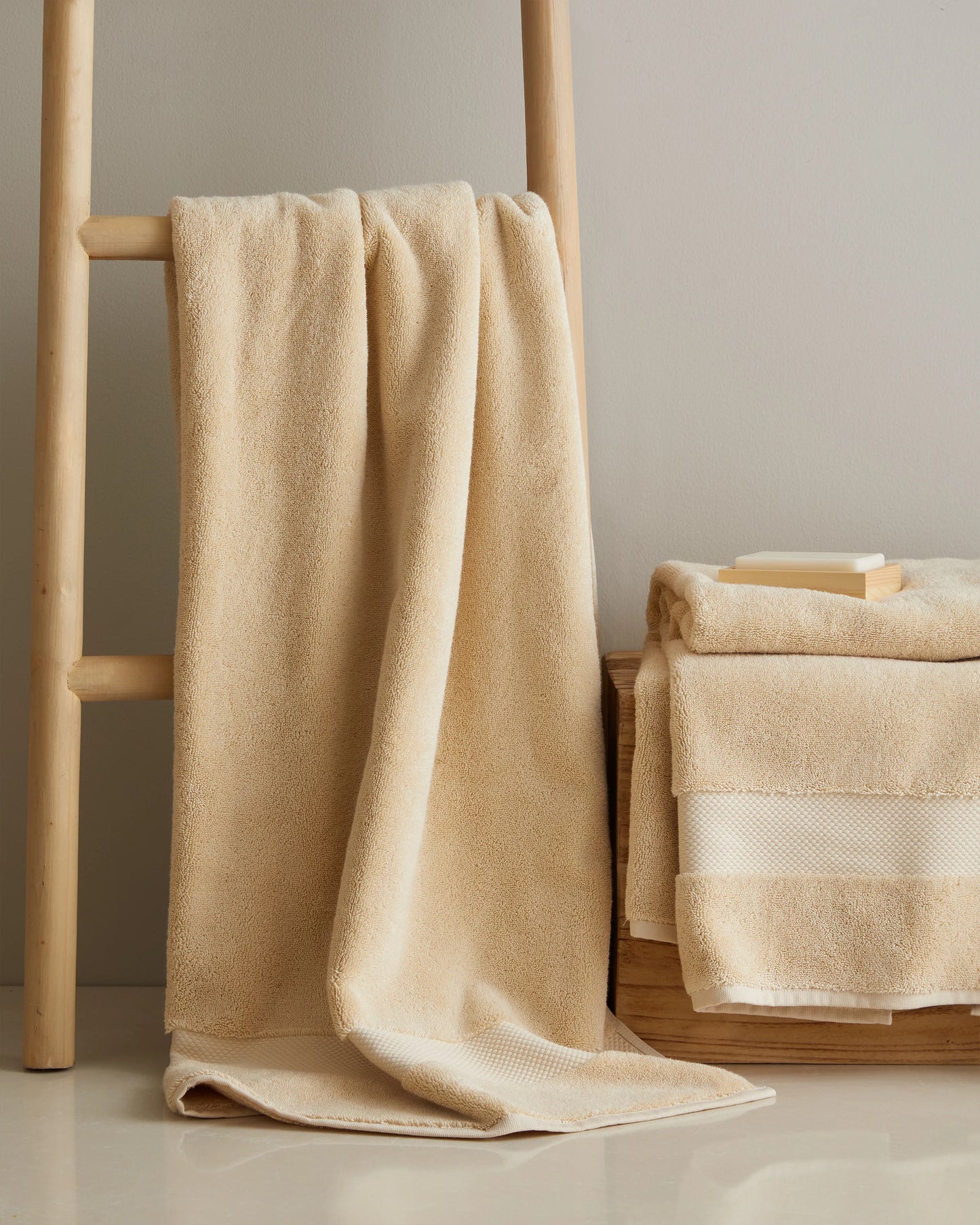 Turkish Ultra Plush Bath Towel Bundle - One Size / Mineral