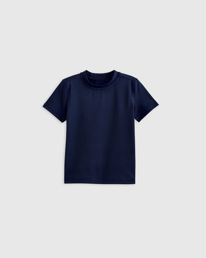 Short Sleeve Rash Guard Top - 2T / Coral Orange