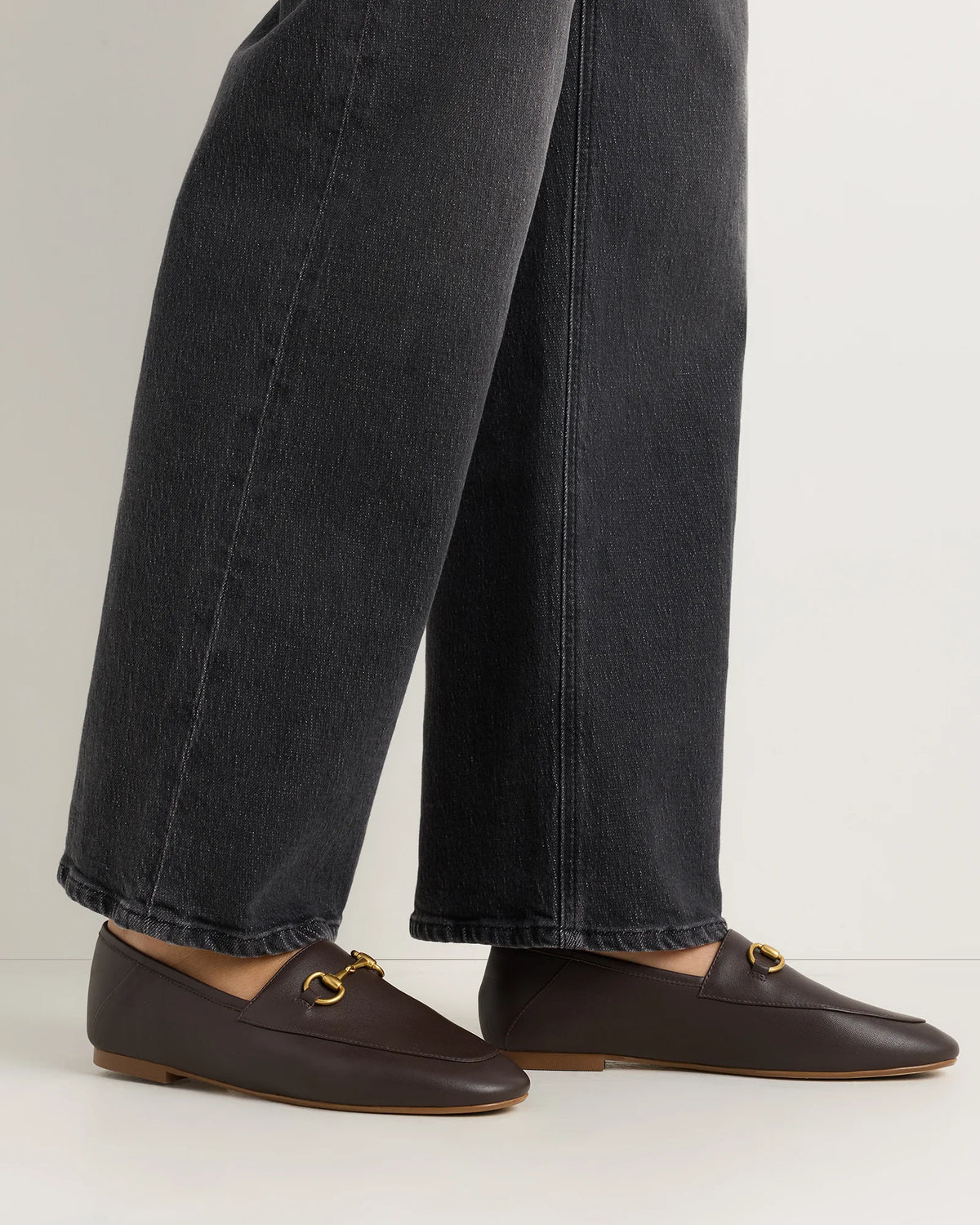 Italian Leather Horsebit Loafer - 5 / Coffee Bean