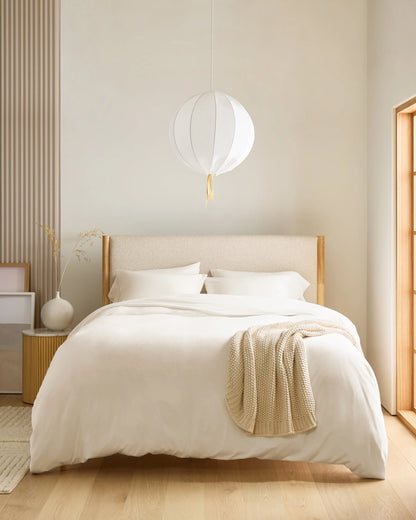 Organic Jersey Duvet Cover - Twin / Light Blue