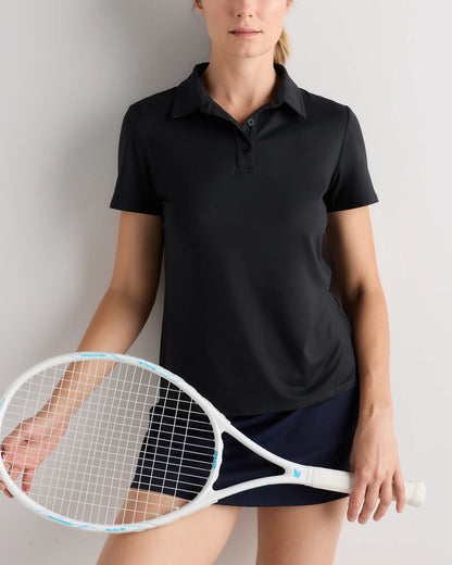 Flowknit Breeze Short Sleeve Polo - XS / Charcoal