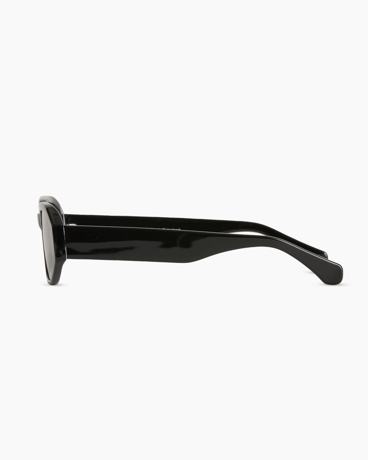 Cora Polarized Acetate Sunglasses - Wide / Black with Grey lens