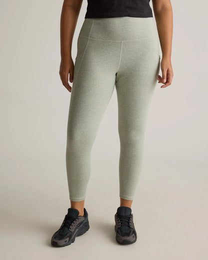 Ultra-Soft High-Rise Pocket Legging - XS / Heather Espresso