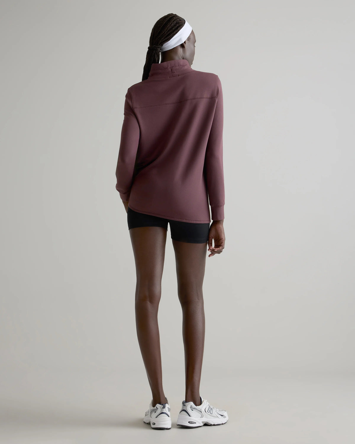 SuperSoft Fleece Mock Neck Pullover - XS / Navy