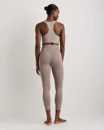 Ultra-Soft High-Rise Pocket Legging - XS / Heather Espresso