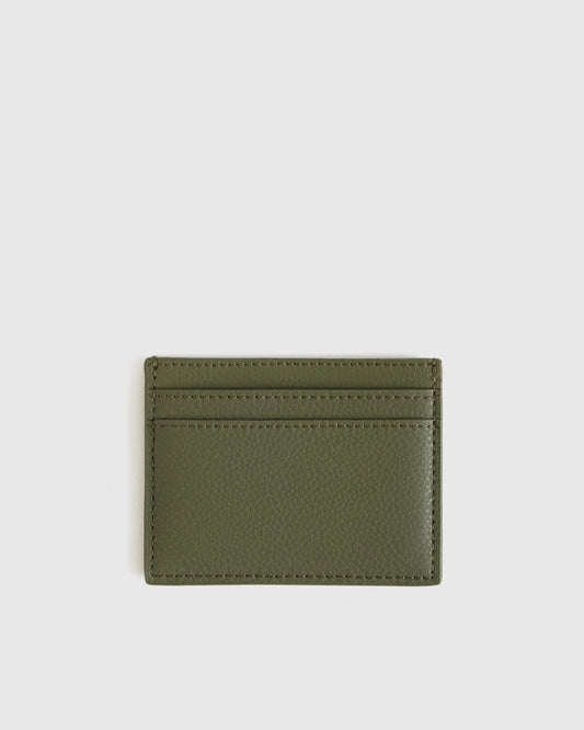Adeline Slim Card Case - One Size / Olive
