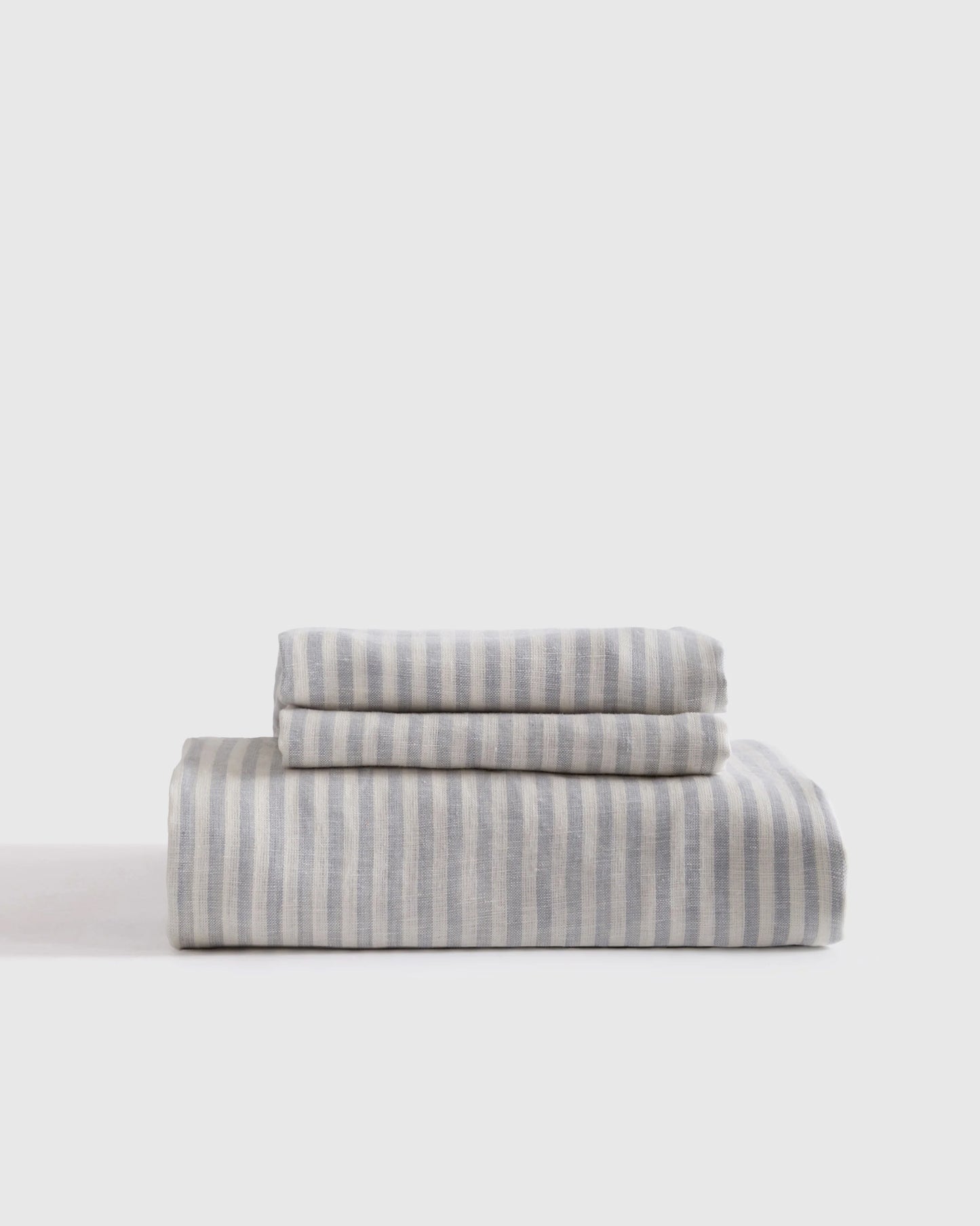 European Linen Fitted Sheet Set - Twin / Peach