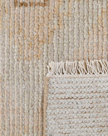 Verona Hand-Knotted Wool Rug - 5' x 8' / Neutral