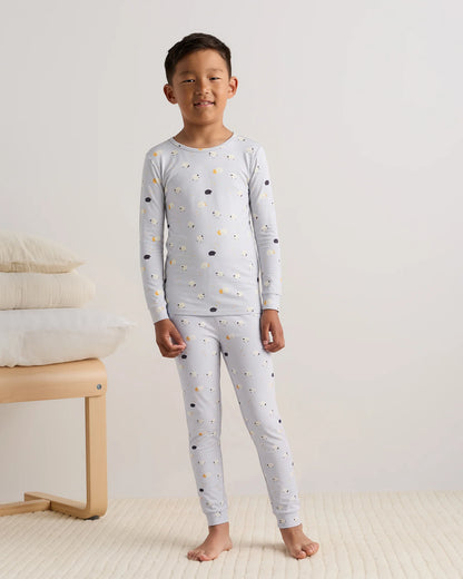 Bamboo Long Sleeve and Pant Pajama Set - 6 / Wildflower Dreams