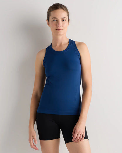 Seamless Racerback Tank - XS / Azul Blue