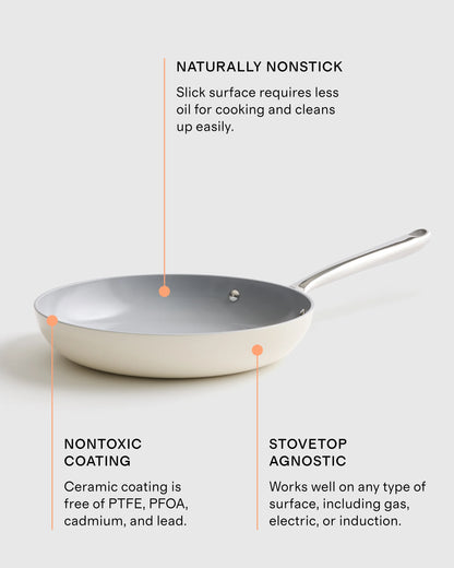 Ceramic Nonstick Frying Pan Set - One Size / Navy