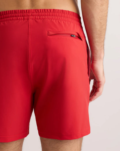 Italian Swim Trunks - 7" - XS / Navy Diamond Geo