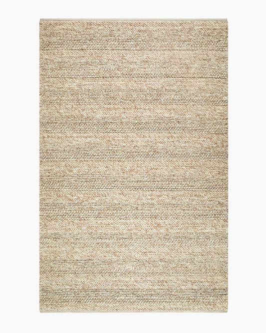 Rowan Handwoven Wool Rug - 5' x 8' / Sand