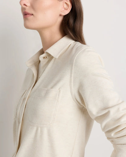 Stretch Sweater Fleece Shirt - XS / Navy/Red/Yellow Check