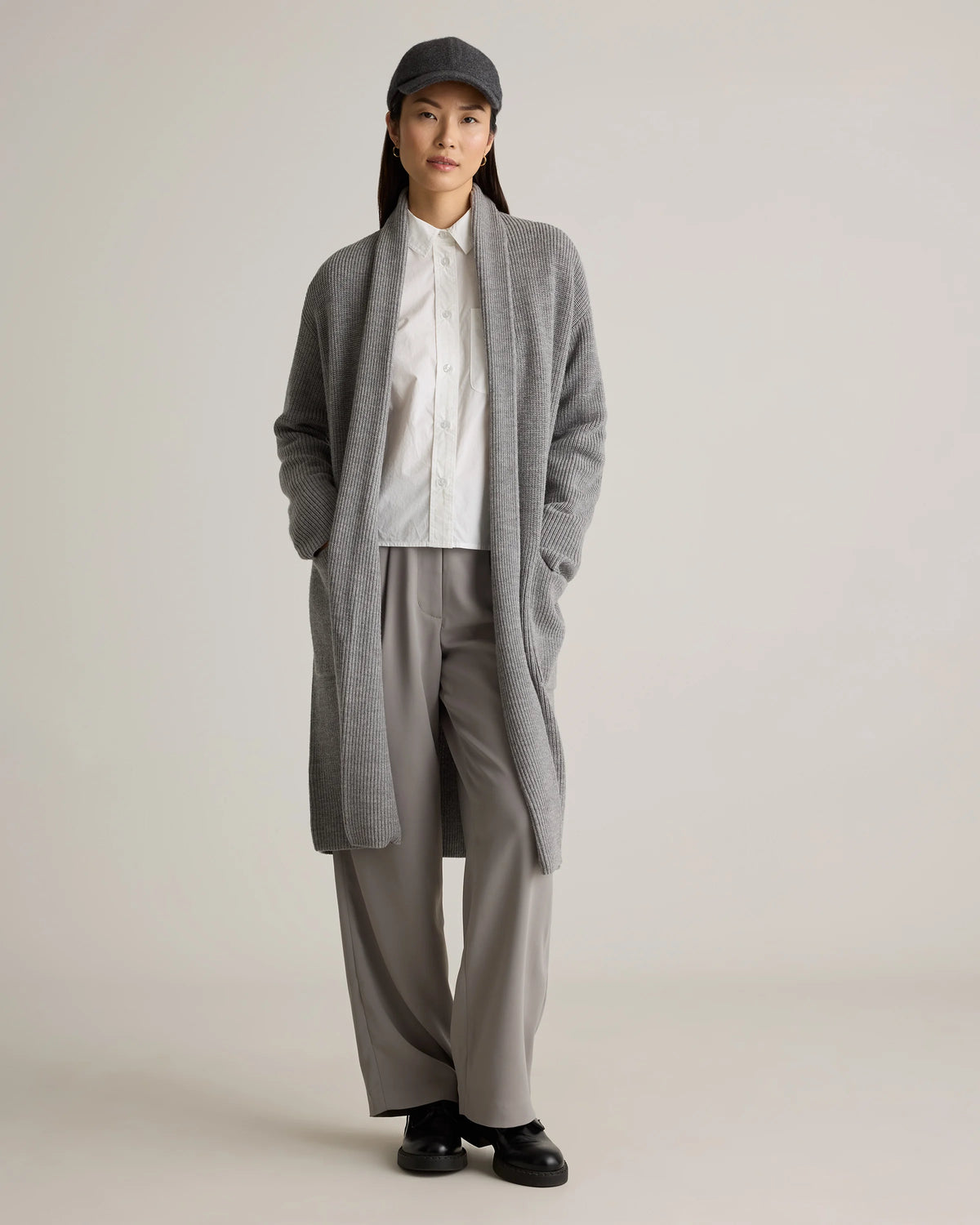 Australian Merino Wool Duster Cardigan - XS / Malted Toffee
