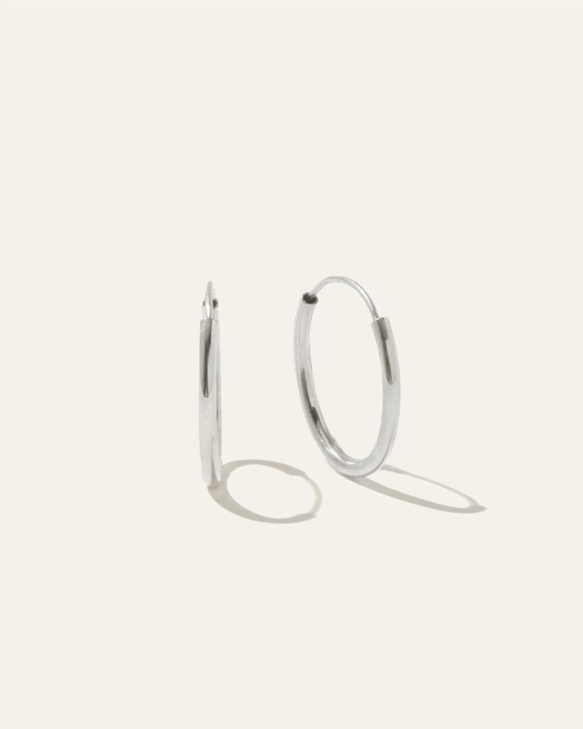 14K Gold Everyday Hoops - One Size / Yellow Gold