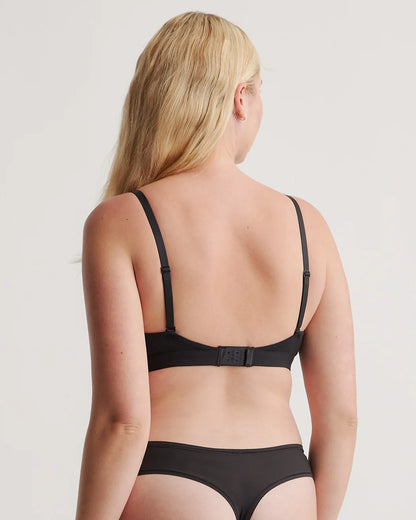 Micromodal Ruched Bralette (2-pack) - XS / Black