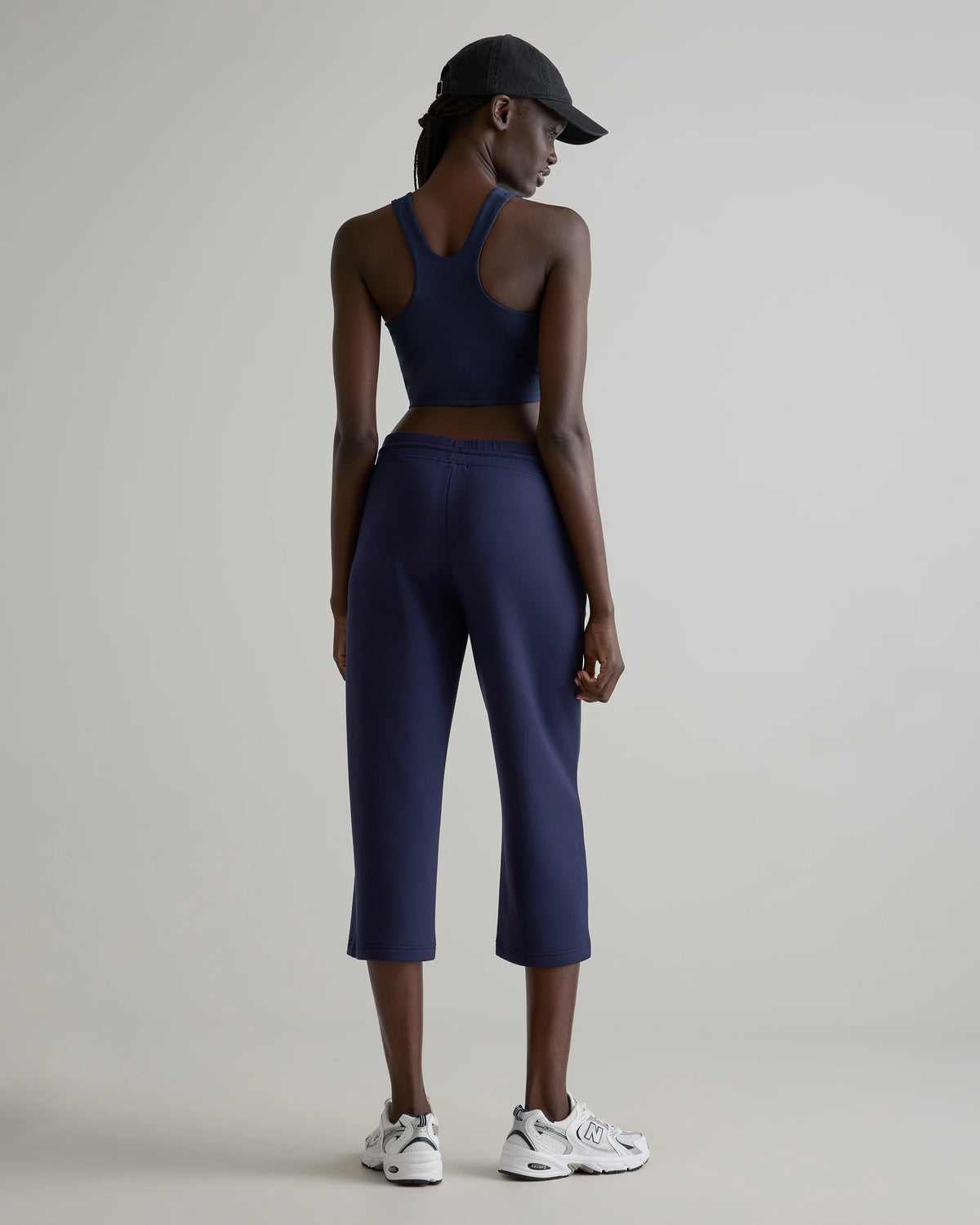 CloudComfort High-Rise Cropped Sweatpants - XS / Pebble Beige
