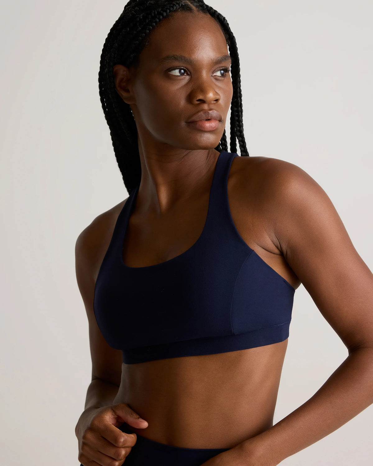 Power-Up Strappy Sports Bra - XS / Deep Navy