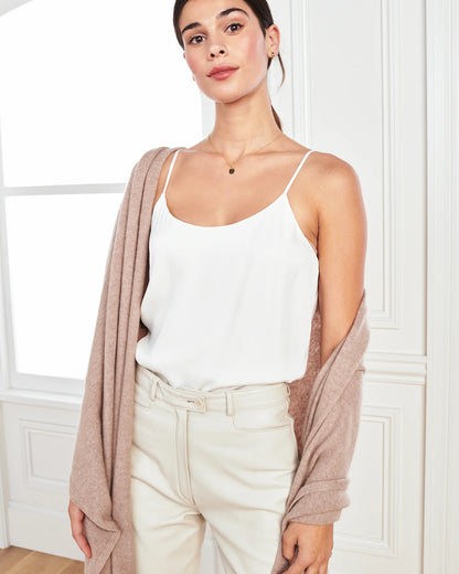 Mongolian Cashmere Wrap - One Size / Oatmeal