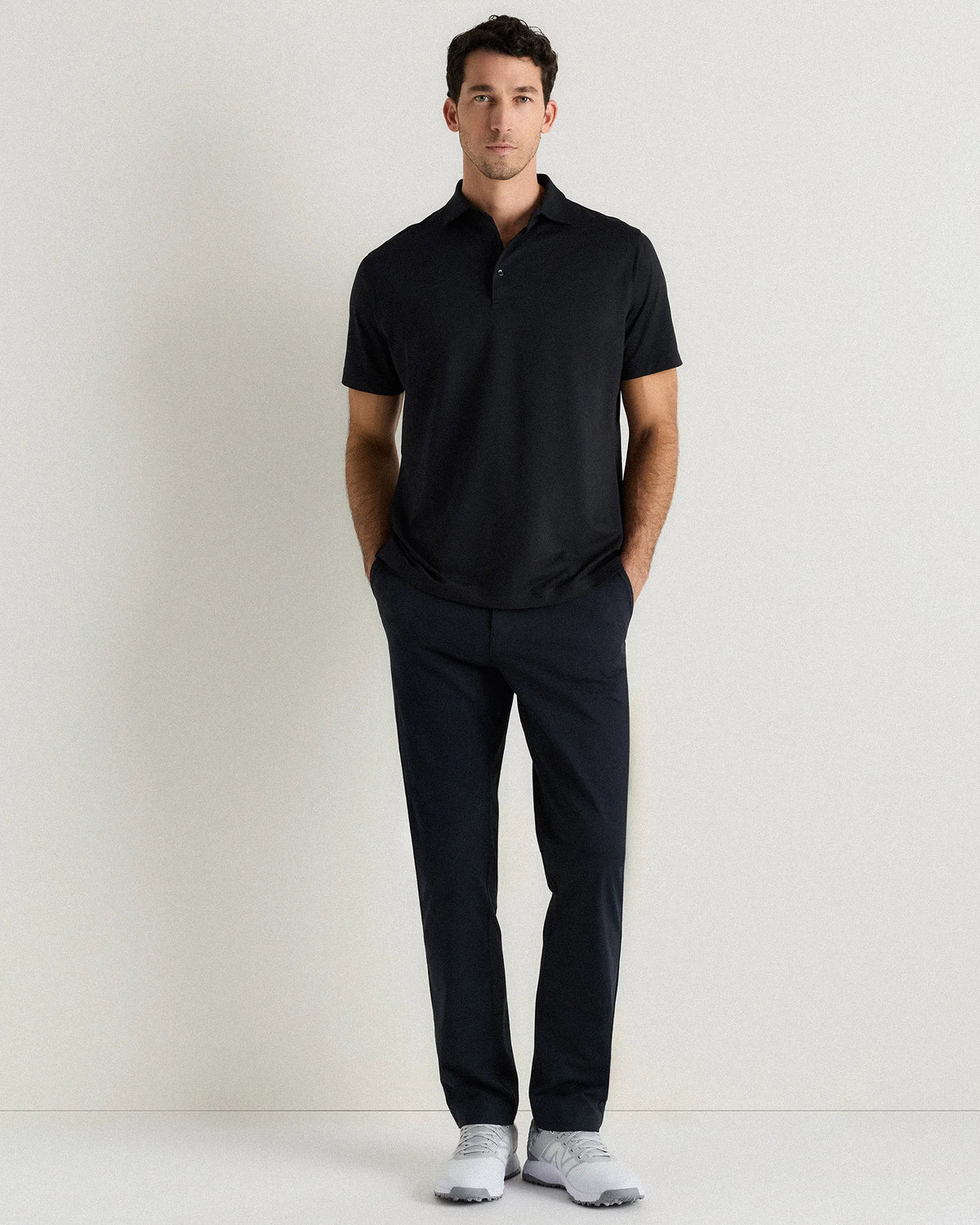 Performance Mesh Golf Polo - S / Navy