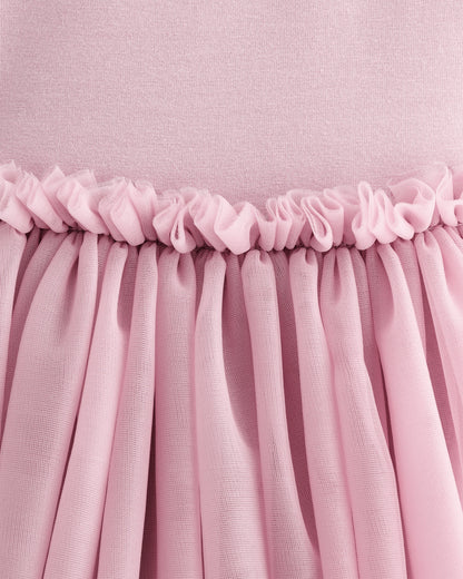 Organic Cotton Tulle Tutu Dress - 6 / Lilac Mauve