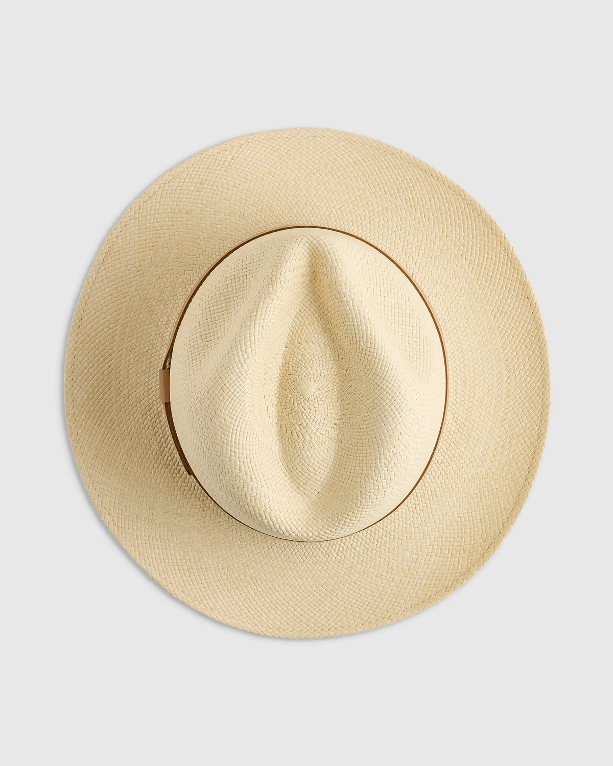 Toquilla Straw Panama Hat - S / Black