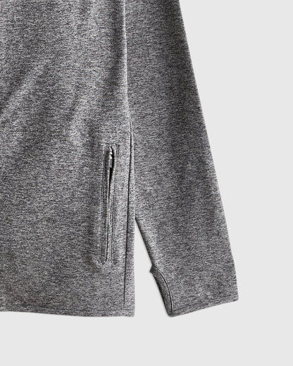 Flowknit Full Zip Hoodie - 6 / Heather Navy