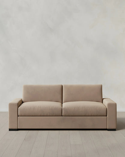 Stillman Sleeper Sofa in Performance Velvet - Queen / Java