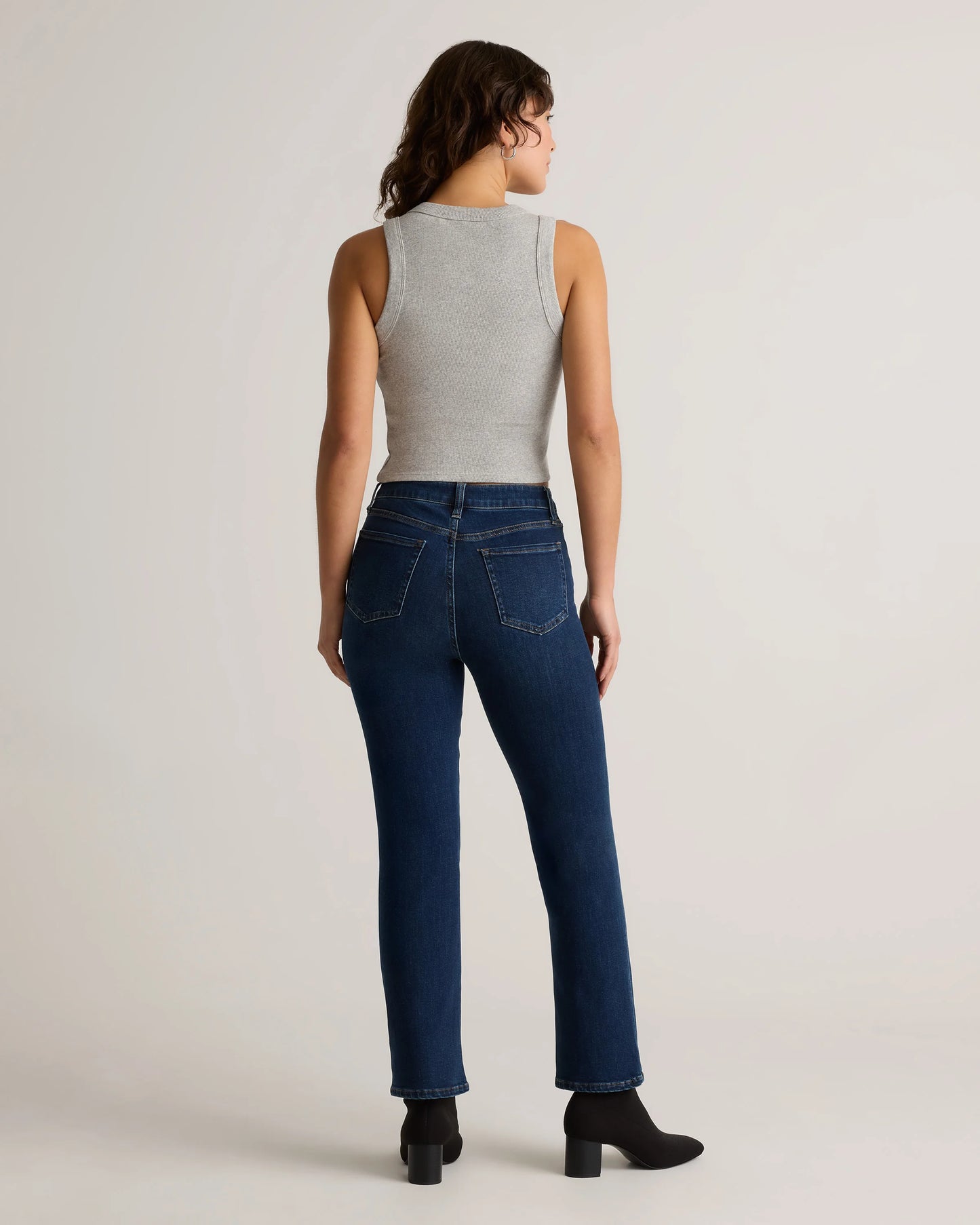 Bella Stretch Straight Jeans - 24 / Midnight Blue