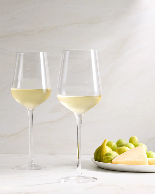 Mouth Blown White Wine Glass (Set of 4) - One Size / No Color