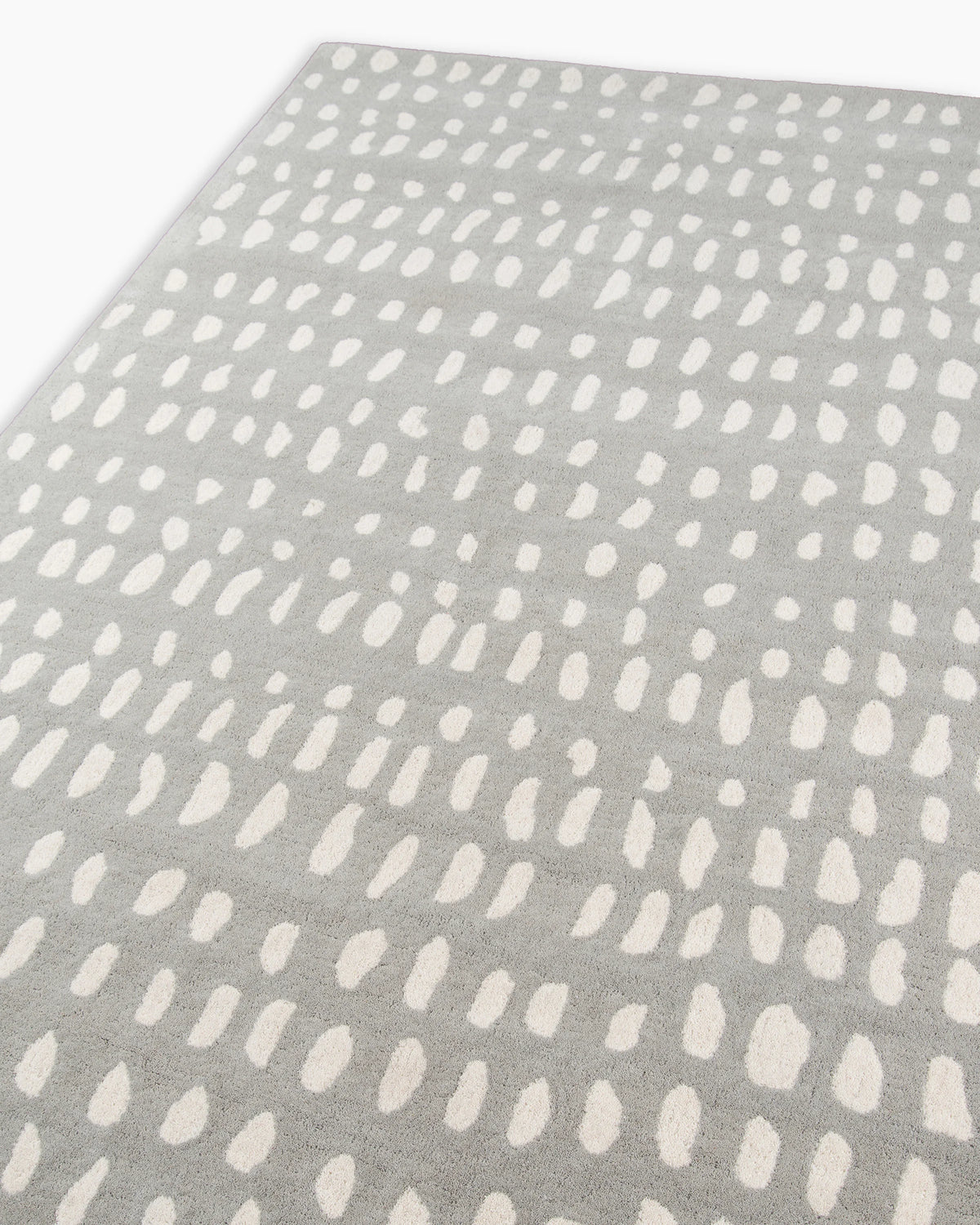 Painterly Dots Hand-Tufted Wool Rug - 3'6" x 5'6" / Navy