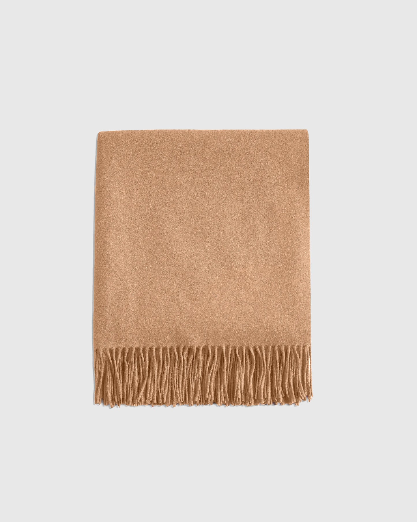 Mongolian Cashmere Throw - 50x60 / Heather Grey