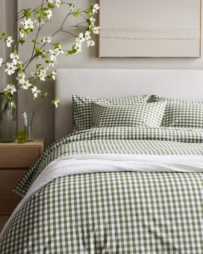 Organic Crisp Percale Sham Set - Standard / White