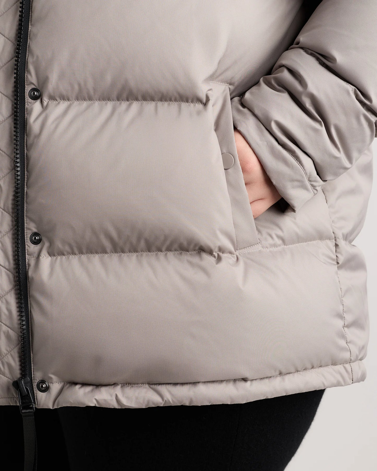 Responsible Down Puffer Jacket - 1X / Black