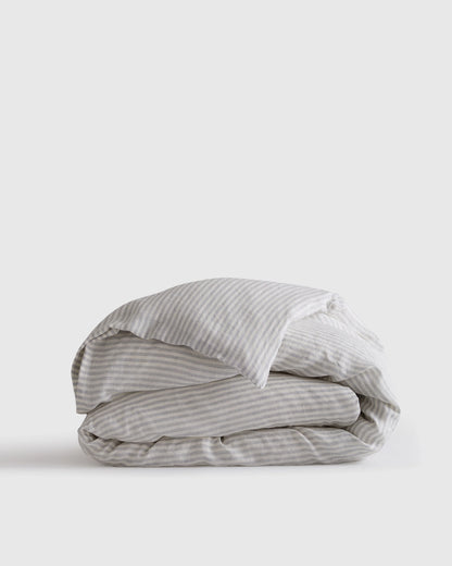 European Linen Duvet Cover - Twin / Peach