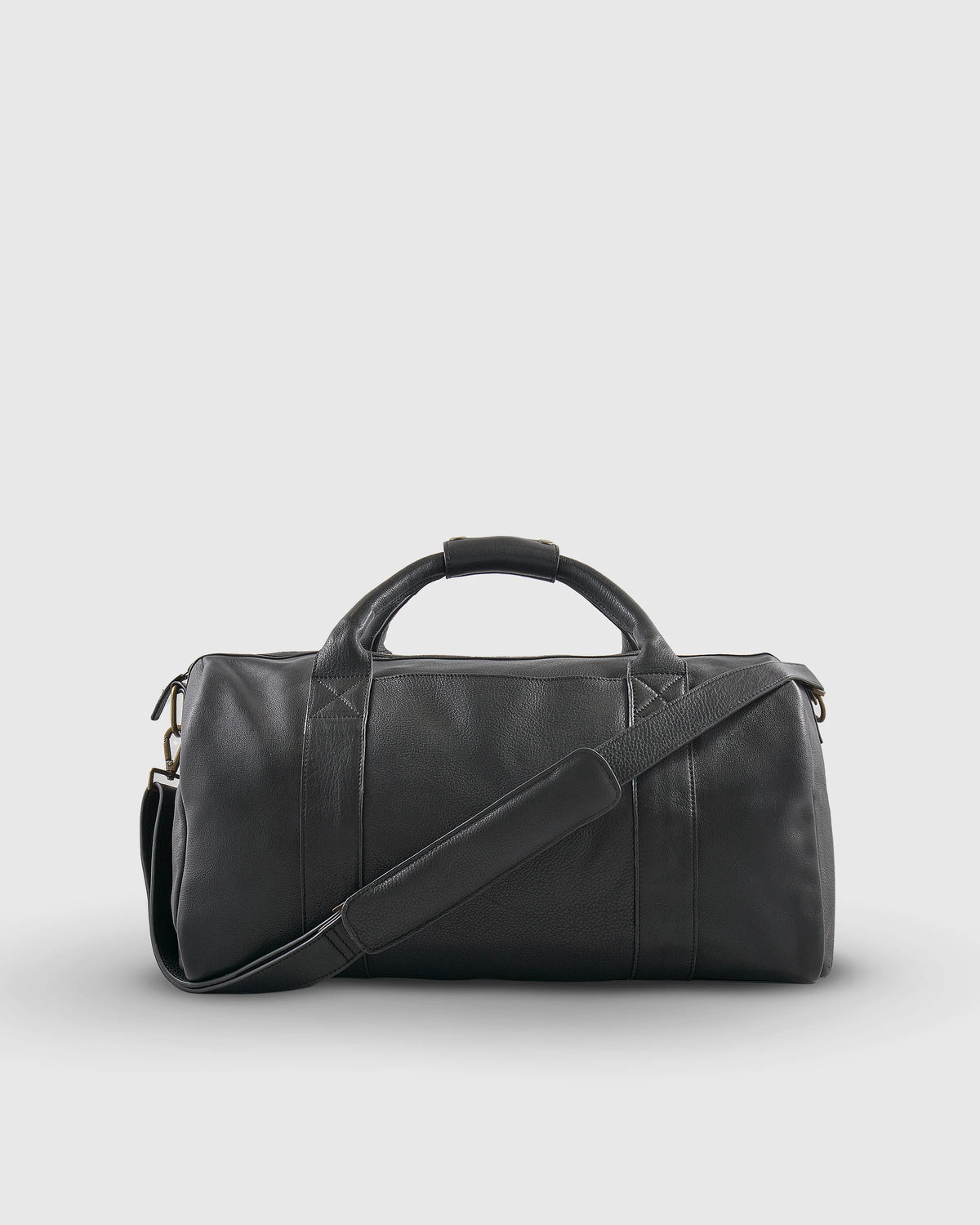 Nappa Leather Duffle Bag - One Size / Dark Brown