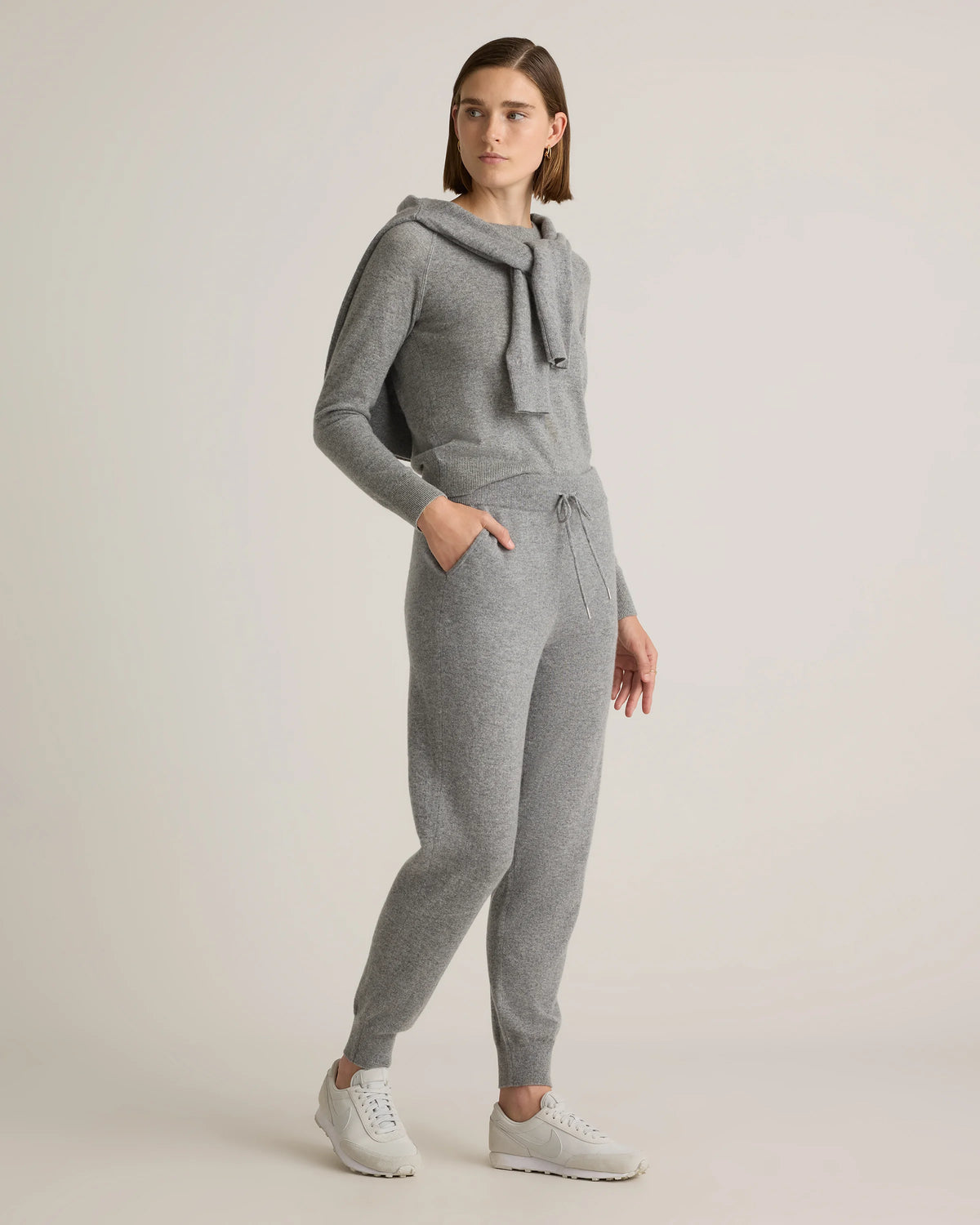 Mongolian Cashmere Sweatpants - XS / Brown