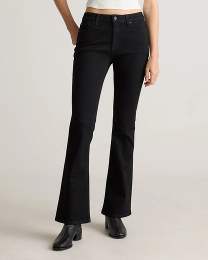 Luna Stretch Flare Jeans - 24 / Black