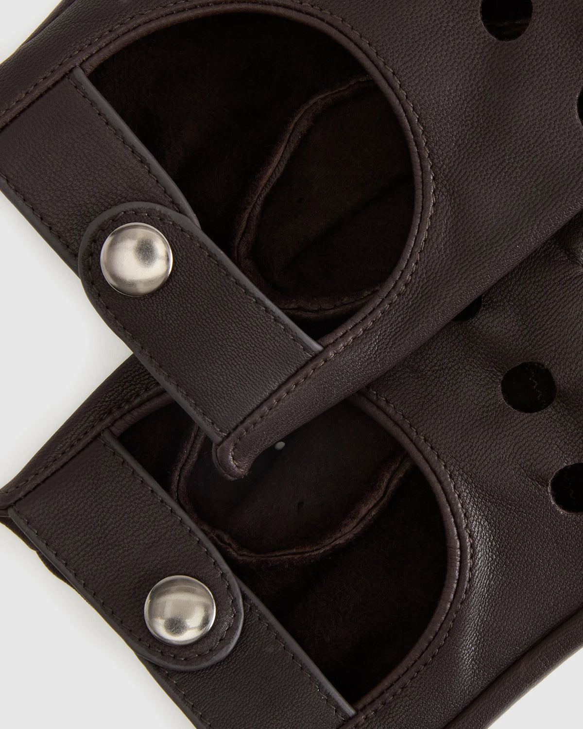 Italian Leather Driving Gloves - XS / Black