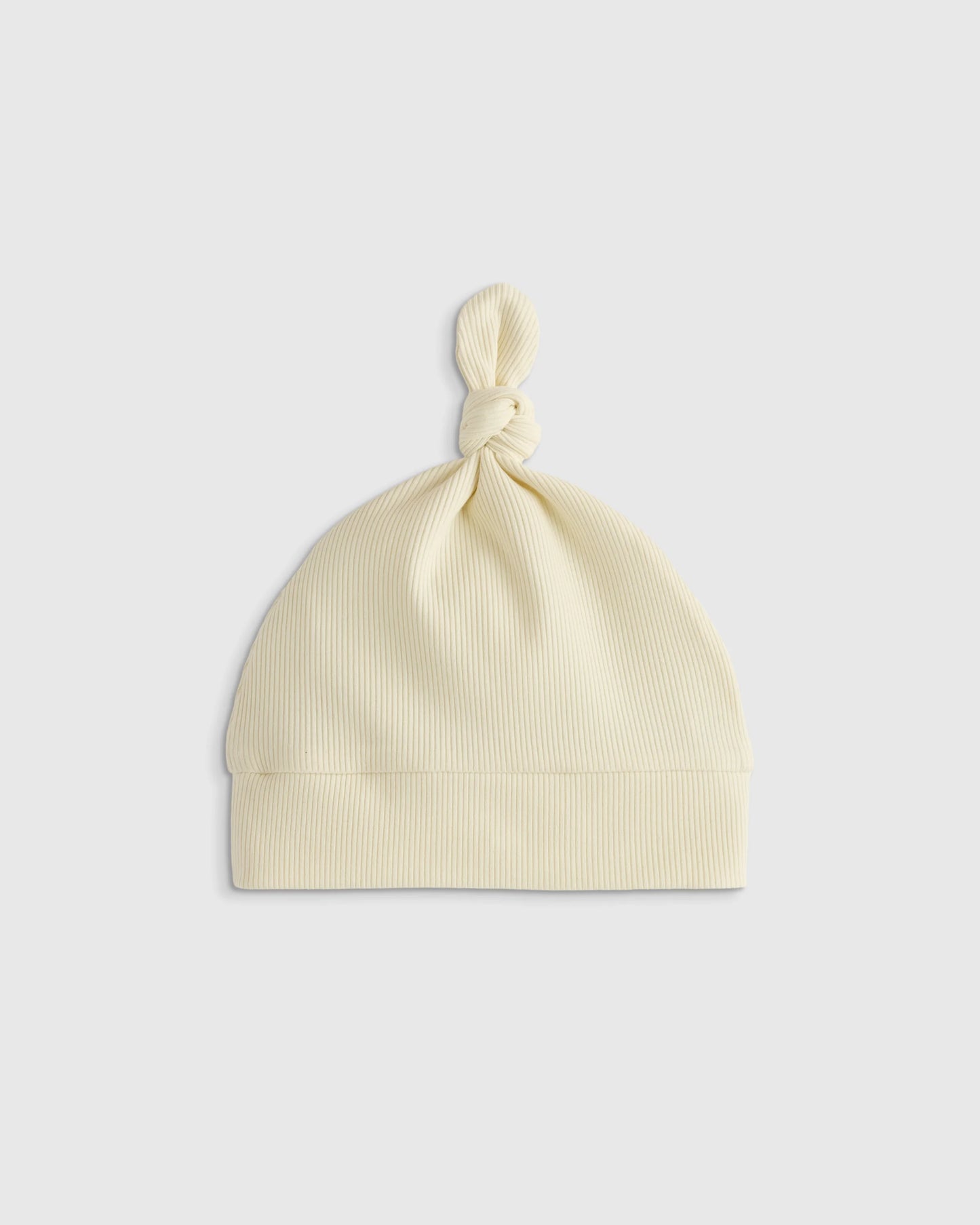 Softest Rib Hat (2-Pack) - 0-6M / Ivory/Grey Stripe