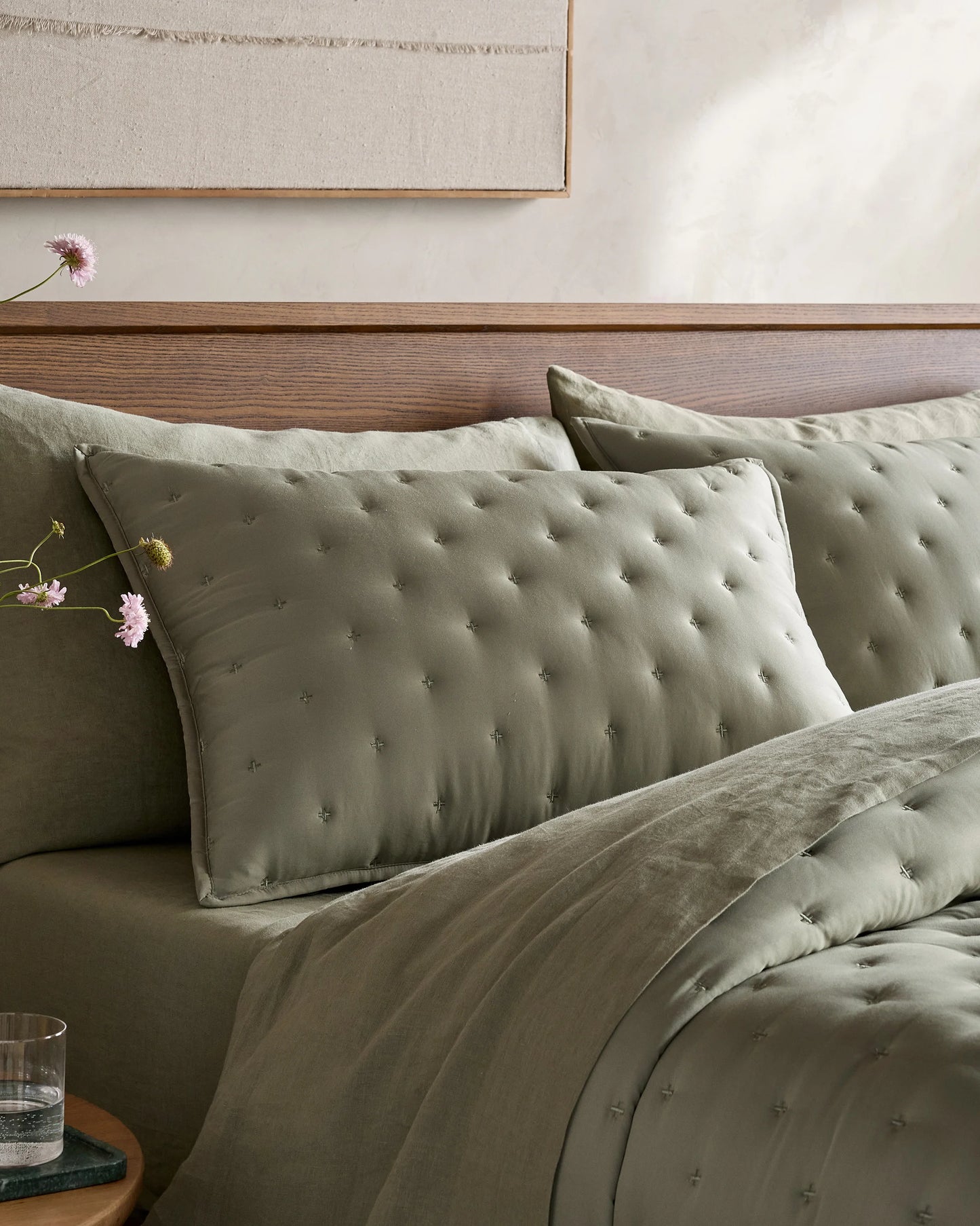 Bamboo Dream Quilt - Twin / Sage
