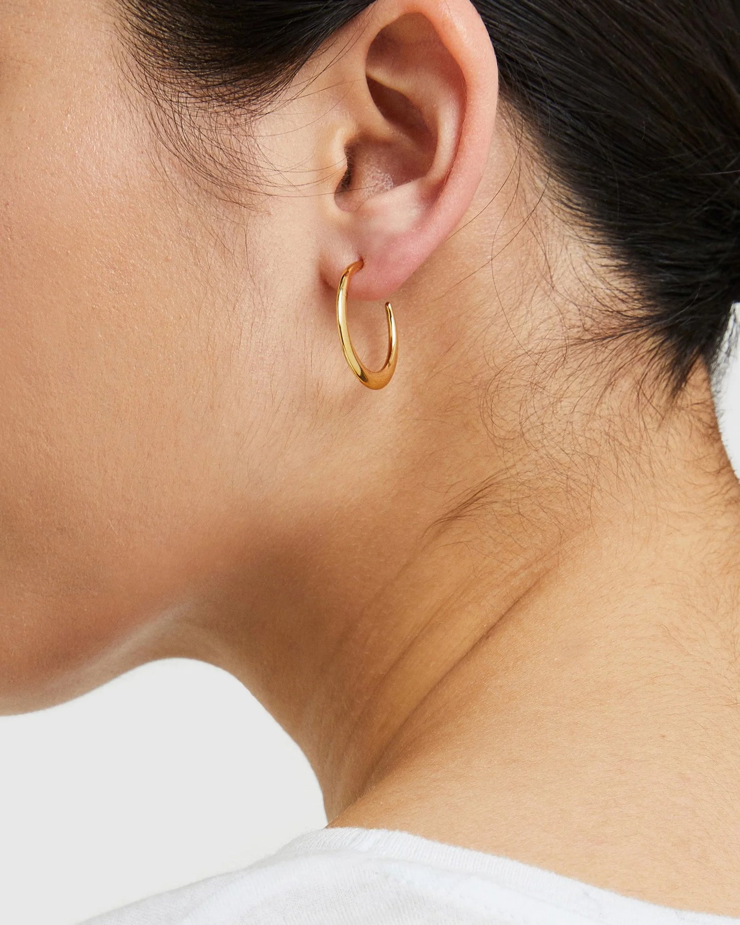 Dress Up Hoops - One Size / Gold Vermeil