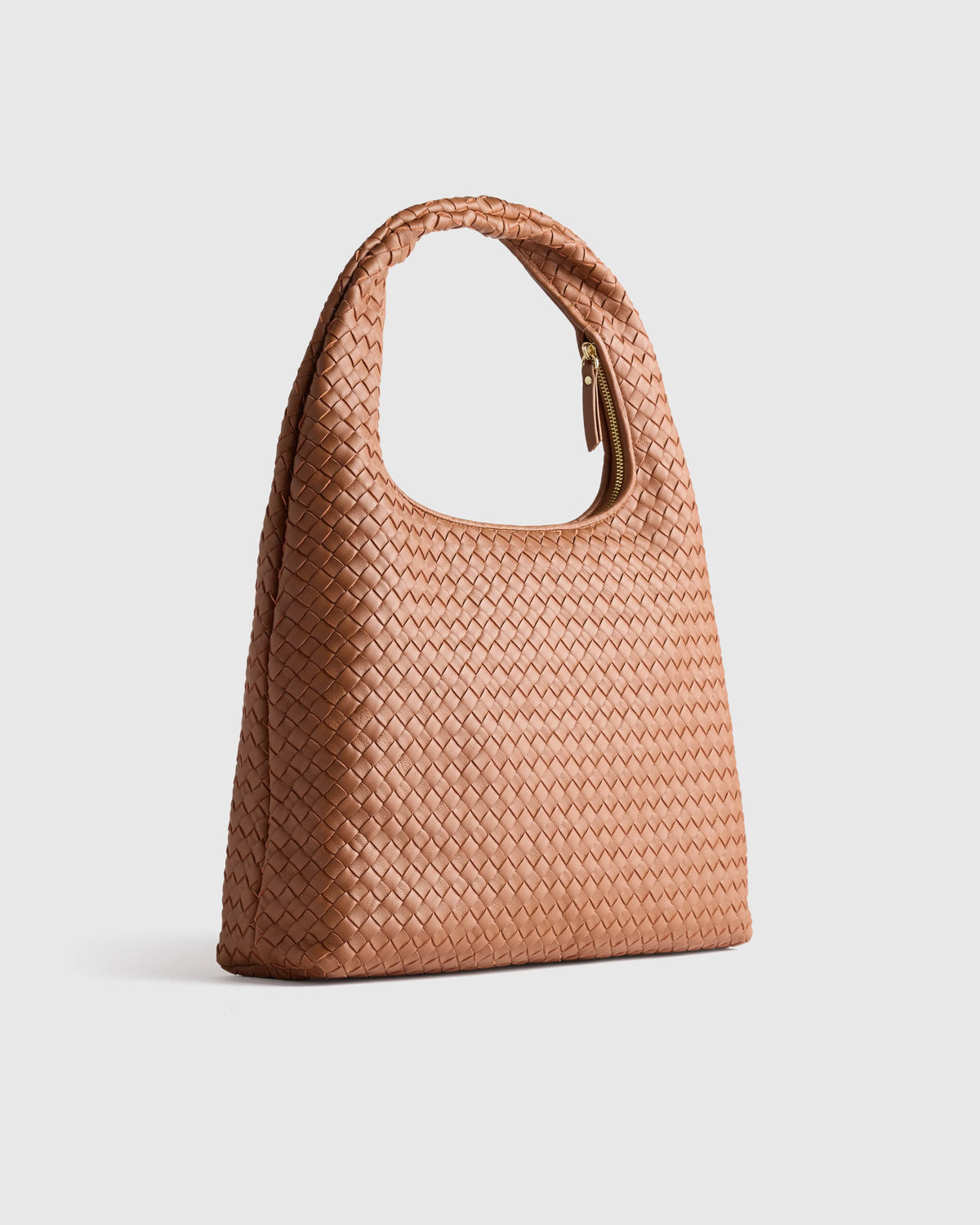 Elodie Handwoven Shoulder Bag - One Size / Black