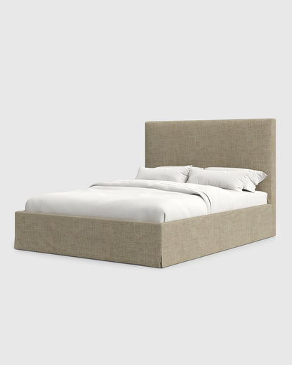 Slipcover Bed in 100% Linen - Full / Flax